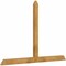 Ekena Millwork Portland Rough Sawn Timber Gable Bracket, Western Red Cedar, 72"W x 48"H x 2"D x 4"F, 16/12 Pitch GBW072X48X0204POR00RWR - alternate 4